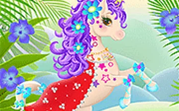 Baby Unicorn Dress Up game preview