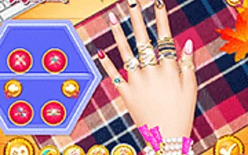 Design My Awesome Autumn Manicure game preview