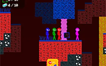 Stickman Brothers: Nether Parkour