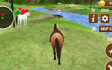 Wild Horse Simulator Racing Games