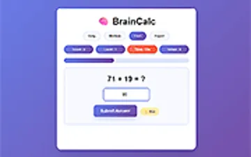 BrainCalc game preview