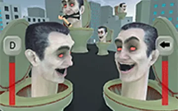 2 Player: Skibidi Toilet Fight