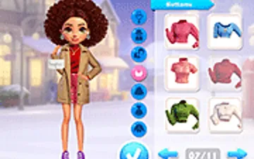 BFFs Winter Ice Skating Look game preview