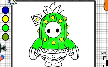 Fall Boys Coloring Book
