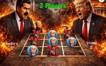 Maduro VS Trump: Tic Tac Toe War