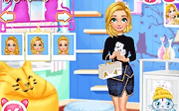 Princesses Feline Fashion game preview