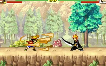 Creetor Animation Fighting: Luffy VS Naruto
