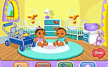 Dora's Playtime with the Twins