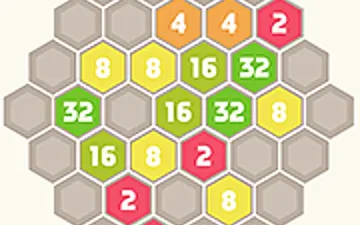 2048 Hexa Merge Block
