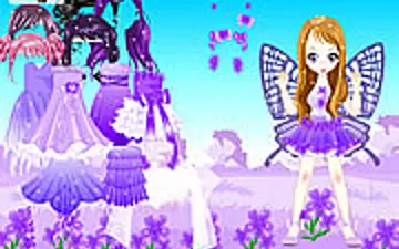 Purple Butterfly Dress up game preview