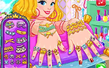 Audrey's Glam Nails Spa game preview