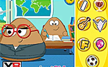 Pou Classroom Slacking game preview