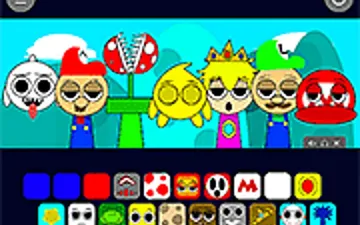 Sprunki But it's Mario