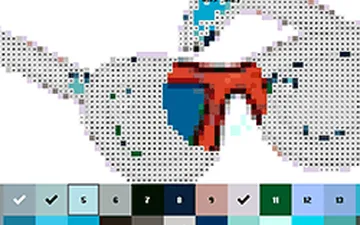 Color Pixels: Coloring by Numbers