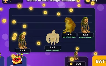 Mem Brawl: Merge Simulator