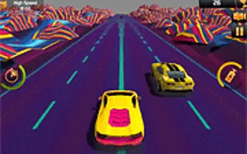 Neon Race Retro Drift game preview