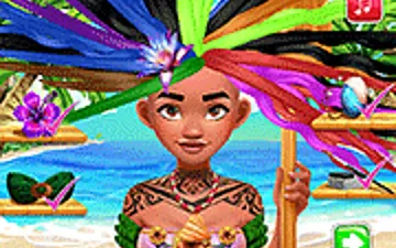 Polynesian Princess Real Haircuts game preview