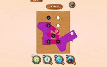 Wood Nuts and Bolts Screw Puzzle game preview