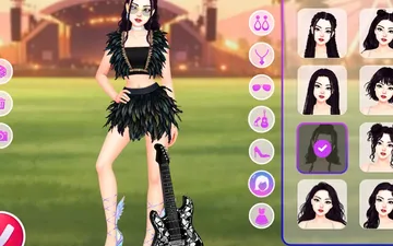 Black Pink Coachella Fashionista