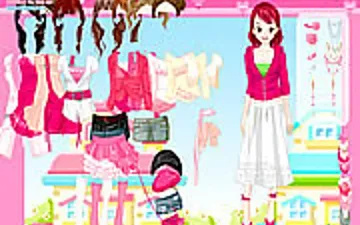 Pink Closet Dressup game preview