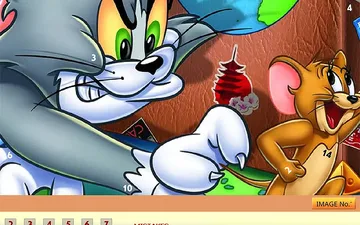 Tom and Jerry Hidden Numbers