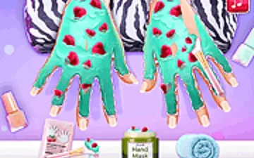 Blonde Princess Jelly Nails Spa game preview