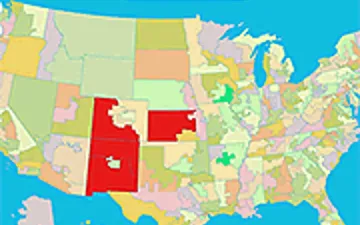 Districts of the USA