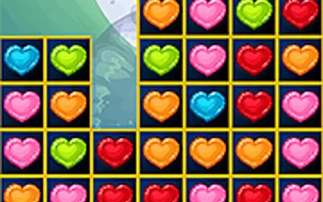 Hearts Blocks Collapse