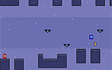 Pixel Us Red and Blue