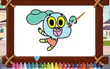 World Of Gumball Coloring game preview