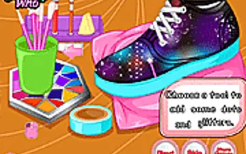 DIY Galaxy Shoes