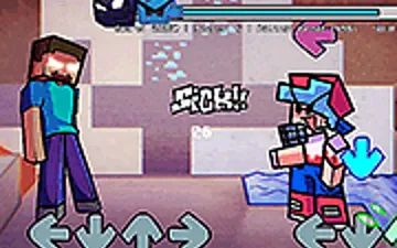 FNF VS Herobrine: Blocky Myths