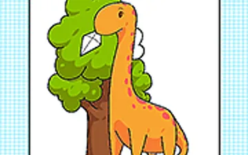 Click and Color Dinosaurs