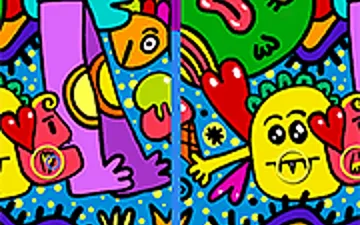 Find 5 Differences Abstraction