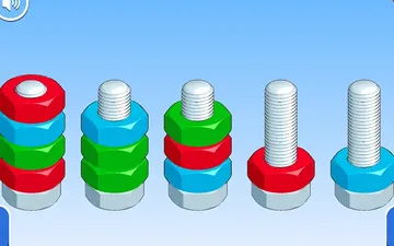 Nuts Puzzle Sort By Color