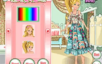 Bonnie's Patchwork Peasant Dress