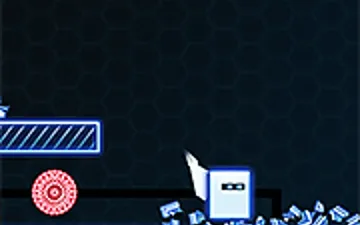 2D Neon Cube