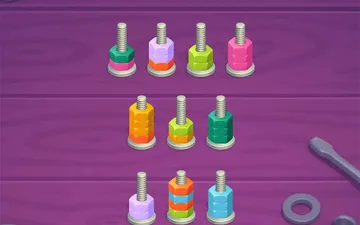 Bolts and Nuts: Color Sorting