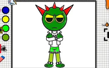 Easy Coloring Sprunki Time