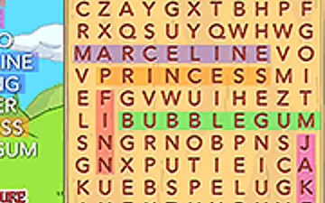 Adventure Time Word Search game preview