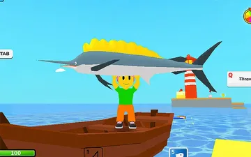 Obby Fishing: Catch the Megalodon