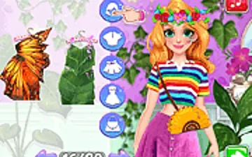 Princesses Cyber Robot vs Nature