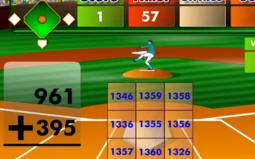 Batter's Up Base Ball Math - Addition Edition