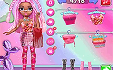 Rainbow Girls Dress Up Challenge game preview