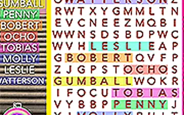 The Amazing World of Gumball: Word Search