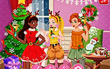 Girls Play Christmas Party
