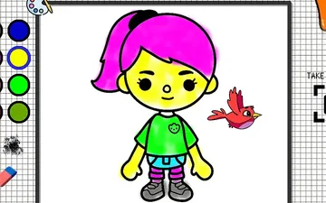 Toca Coloring Book