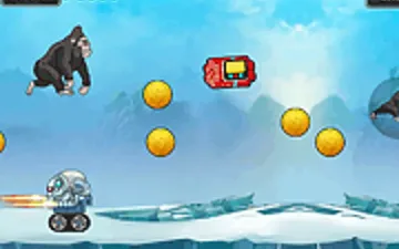 Jumping Angry Ape