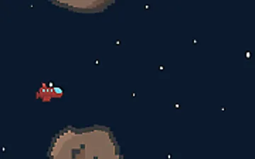 Space and Asteroids game preview