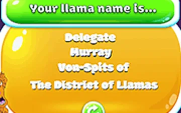 What's your Llama Name? game preview